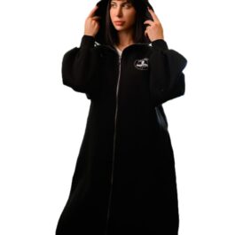 Ghetto Long Hoodie with Ghetto Streetwear Mask Logo | One Size