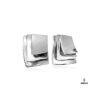ghetto square new style earrings stainless steel