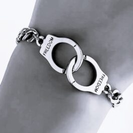 Ghetto New Bracelet Handcuffs Stainless Steel