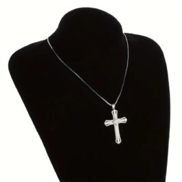 Ghetto CZ Full Diamond Plated Cross Pendant Necklace