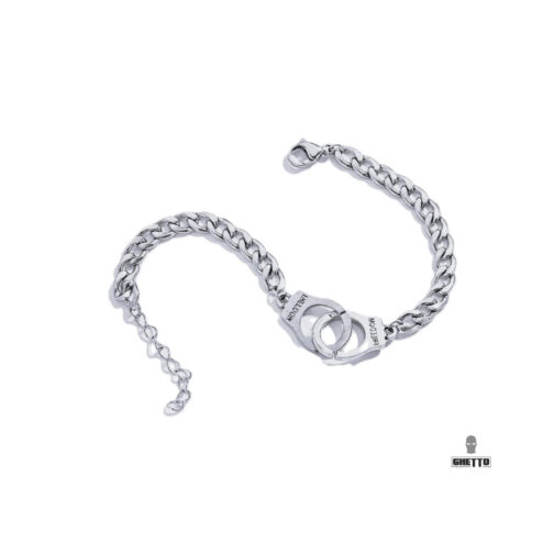 ghetto new bracelet handcuffs stainless steel