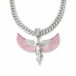Ghetto Hip Hop Jewelry Colier cu pandantiv Angel