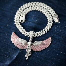 Ghetto Hip Hop Jewelry Colier cu pandantiv Angel
