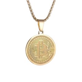 Колие Ghetto Bitcoin Pendant SS