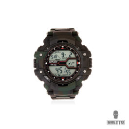 Ghetto No-name Digital Fashion Green Camouflage Sport Watch | Unisex