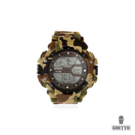 Ghetto No-name Digital Fashion Brown Camouflage Sport Watch | Unisex
