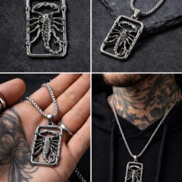 Ghetto Stainless Steel Scorpio Pendant Necklace | Unisex