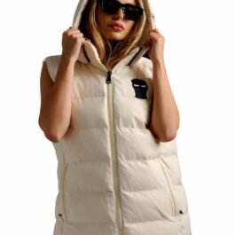 Ghetto Puffer Vest with Off-white Mask Logo | Streetwear Unisex
