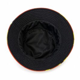 Ghetto Flame Bucket Hat Orange Yellow – Adult Size | Polyester / Cotton