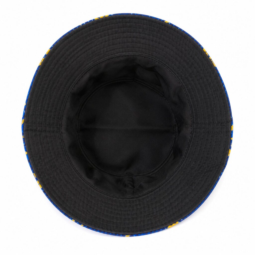 Ghetto Blue Leaf Bucket Hat – Adult Size | Polyester / Cotton - Image 2