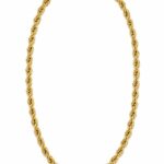 Ghetto Gold Rope Chain Necklace – 50cm
