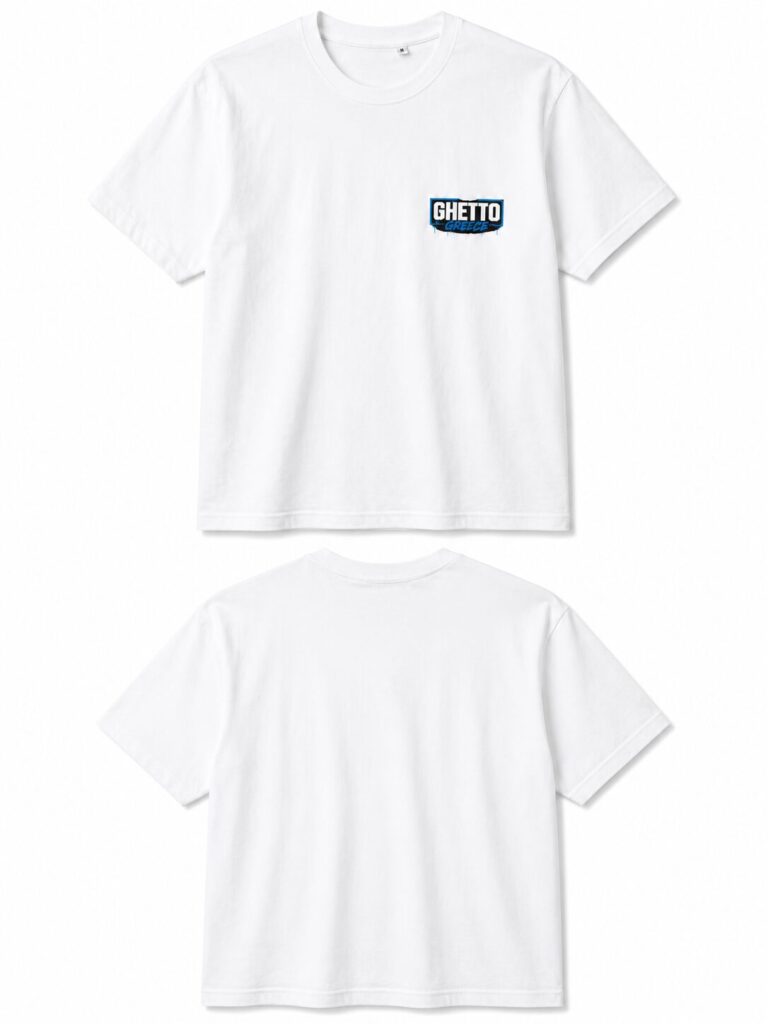 GHETTO GREECE Logo T-Shirt – Regular Fit | 100% Cotton