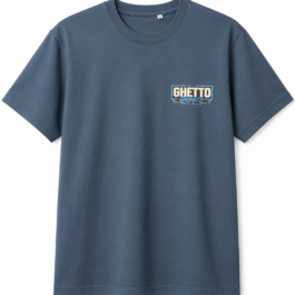 Ghetto Greece Logo T-Shirt – Blue Petrol – Regular Fit | 100% Cotton
