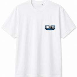 Ghetto Greece Logo T-Shirt – White – Regular Fit | 100% Cotton