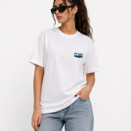 Ghetto Greece Logo T-Shirt – White – Regular Fit | 100% Cotton