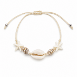 Ghetto Seashell & Starfish Handmade Summer Bracelet